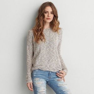 American Eagle cross front pullover sweater